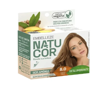 imagem de Tintura Natucor 8.0 Louro Claro