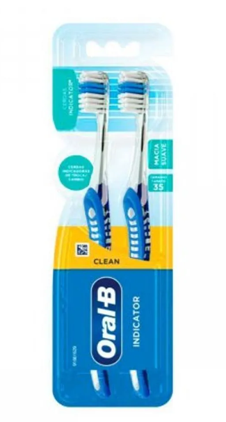 imagem de Escova Dental Oral B Indicator Leve 2 Pague 1 Macia 35