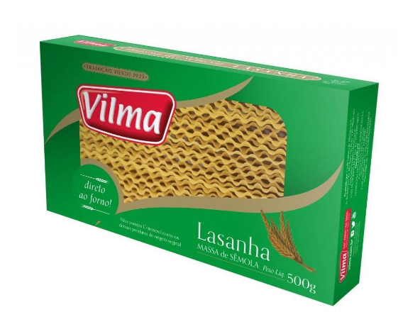 imagem de Macarrão Vilma Sêmola Lasanha 500g