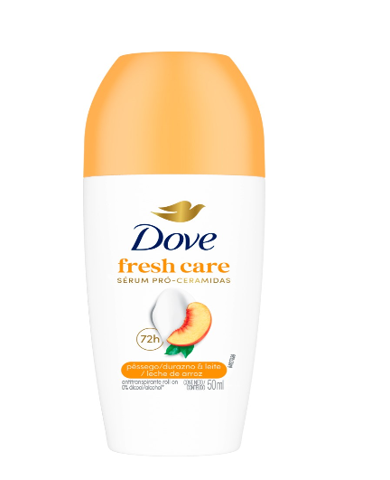 imagem de Desodorante Roll On Dove Pêssego e Leite 50ml