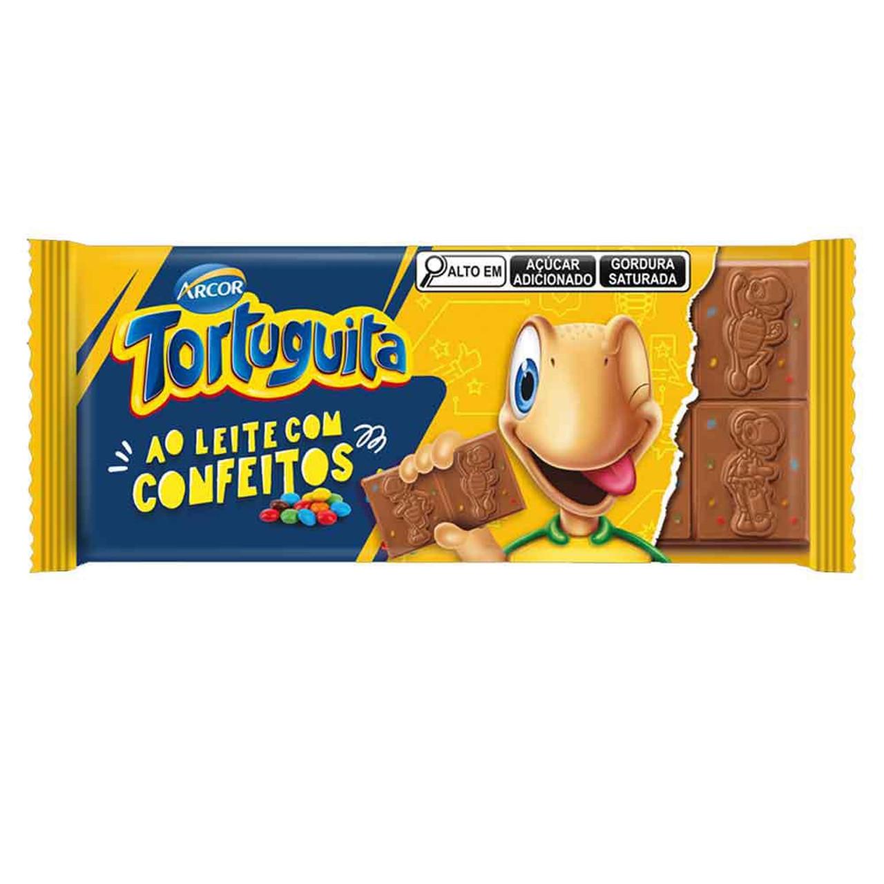 Chocolate Arcor Tortuguita Confeitos 80g | Supermercado Soares | Loji