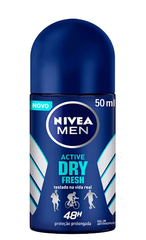 imagem de Desodorante Roll On Nivea Dry Active Fresh 50ml