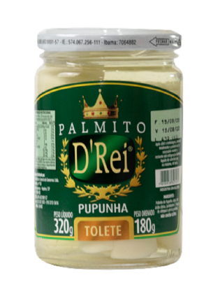 imagem de Palmito D Rei Pupunha Tolete 180g