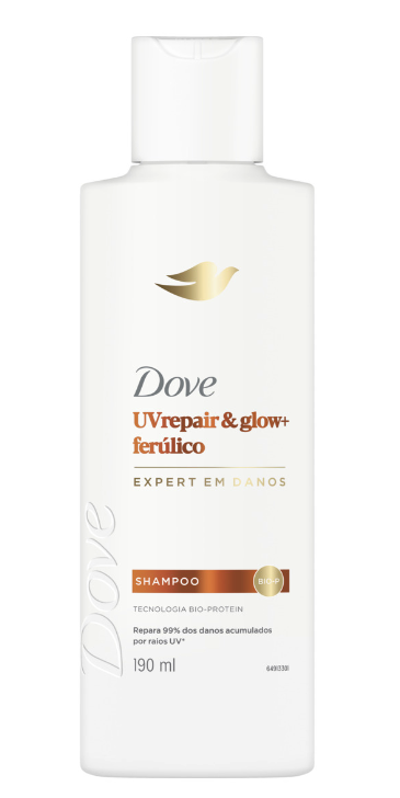 imagem de Shampoo Dove Uv Repair e Glow 190ml