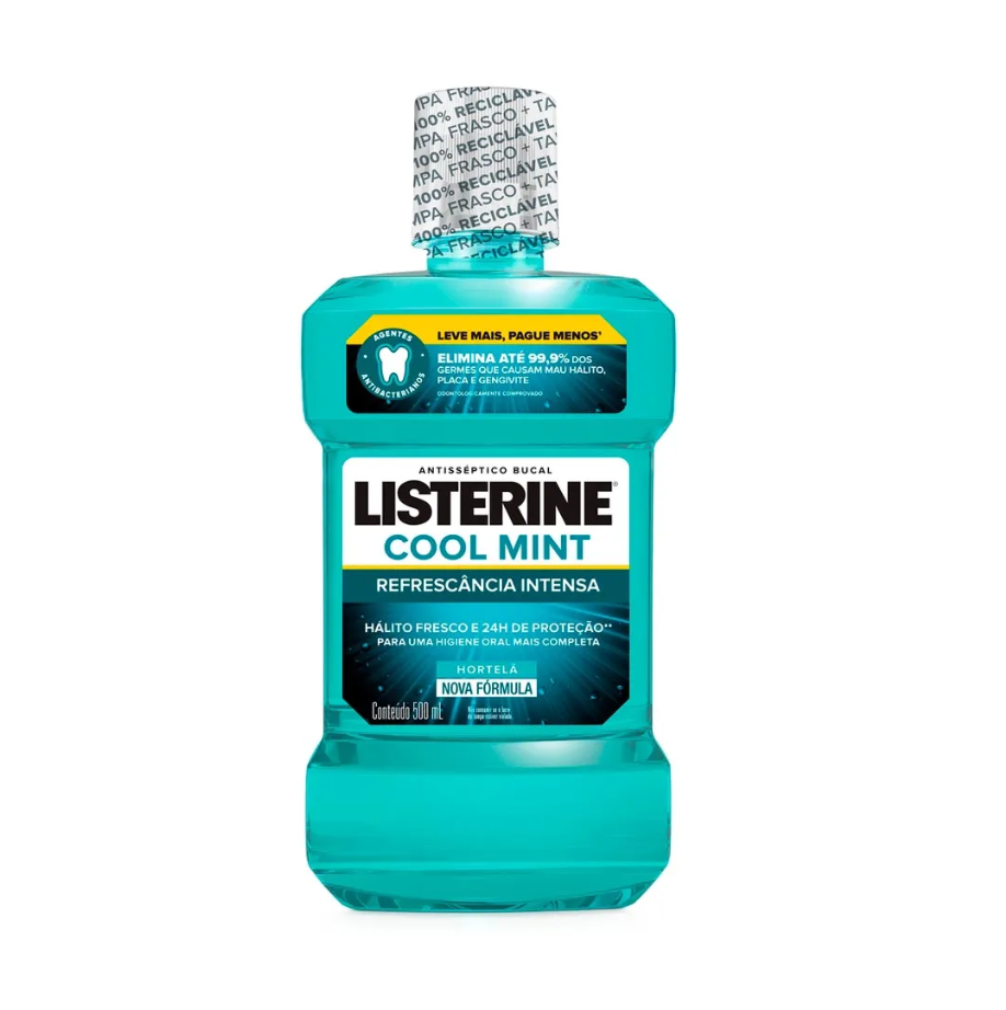 imagem de Enxaguante Bucal Listerine Cool Mint 500ml