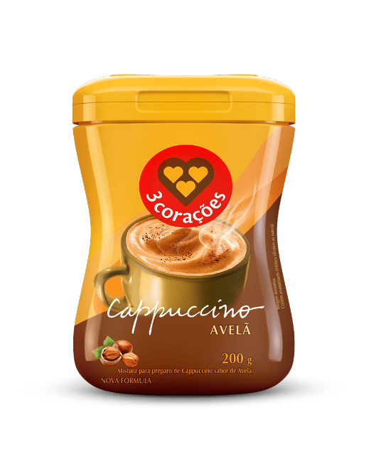 imagem de Cappuccino 3 Corações Avelã 200g
