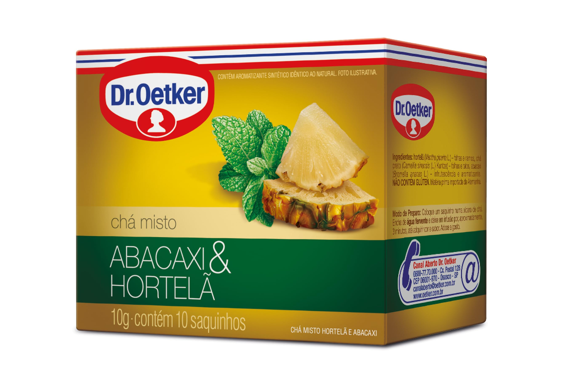 imagem de Chá Dr Oetker Abacaxi c/ Hortelã 10g