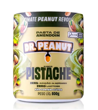 imagem de Pasta de Amendoim Dr.Peanut Sabor Pistache Zero Lactose 600g