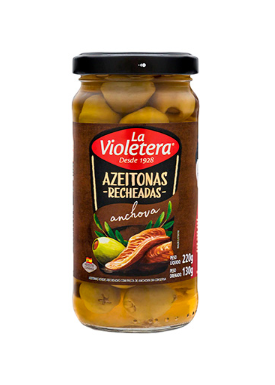 imagem de Azeitona La Violeta Recheada c/ Anchova 130g