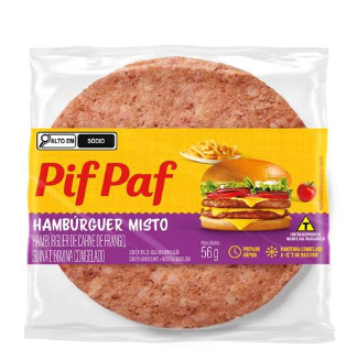imagem de Hambúrguer Pif Paf MIsto 56g