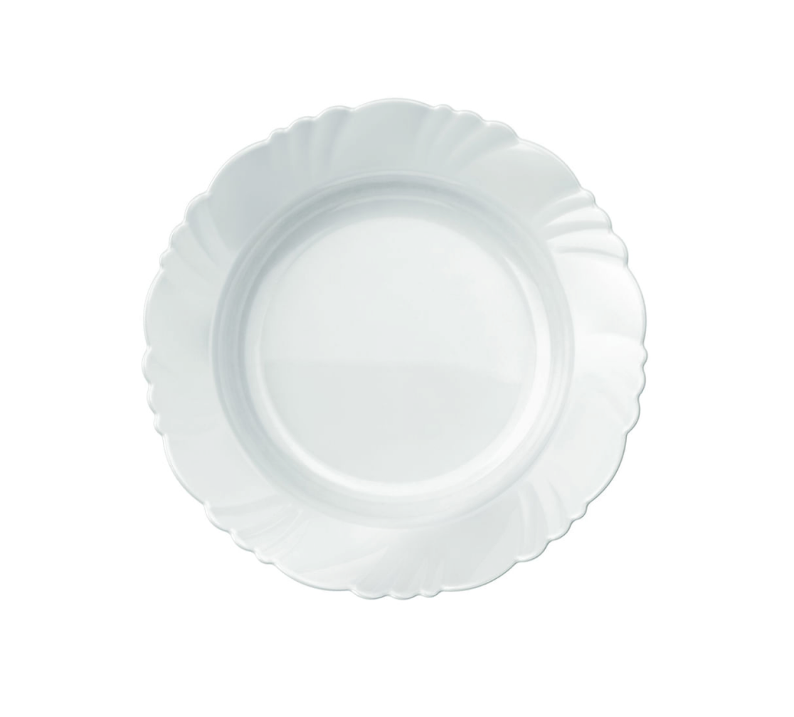 imagem de Prato Duralex Opaline Pétala Fundo