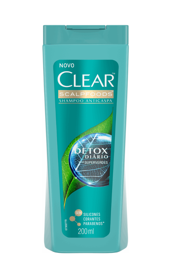 imagem de Shampoo Clear Anticaspa Detox Scalfood 200ml