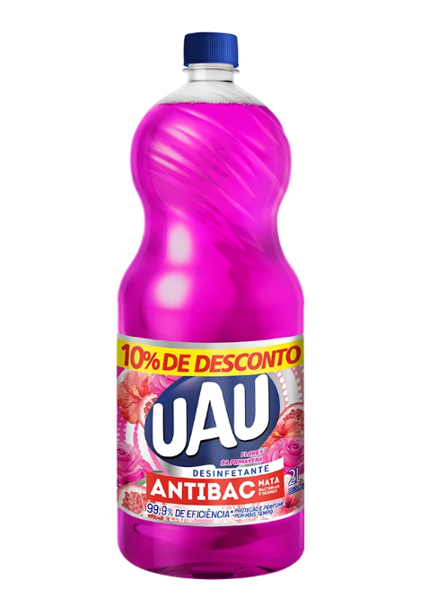 imagem de Desinfetante Uau Flores da Primavera Antibac 2L