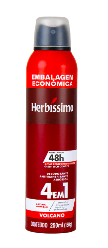 imagem de Desodorante Aero Herbissimo Volcano 250ml