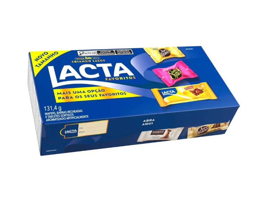 imagem de Bombom Lacta Favoritos 131.4g