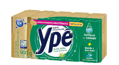imagem de Sabão Barra Ypê Aloe Vera 900g