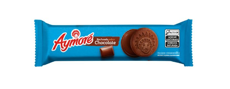 imagem de Biscoito Aymore Recheado Chocolate 86g