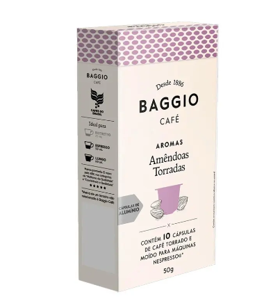 imagem de Capsula Baggio Amêndoas Torradas 50g