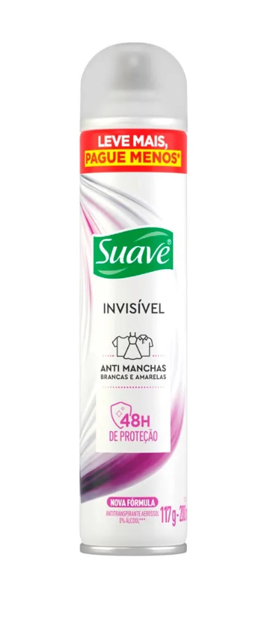 imagem de Desodorante Aero Suave Invisível 200ml