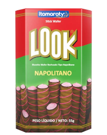 imagem de Biscoito Look Wafer Napolitano 55g