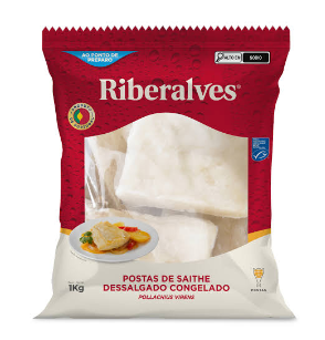 imagem de Bacalhau Riberalves Postas Saith 1kg