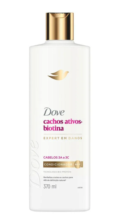 imagem de Condicionador Dove Cachos Ativos Biotina 370ml