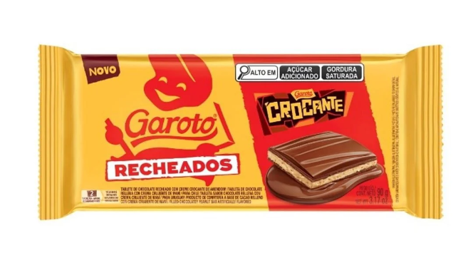 imagem de Chocolate Garoto Crocante 90g