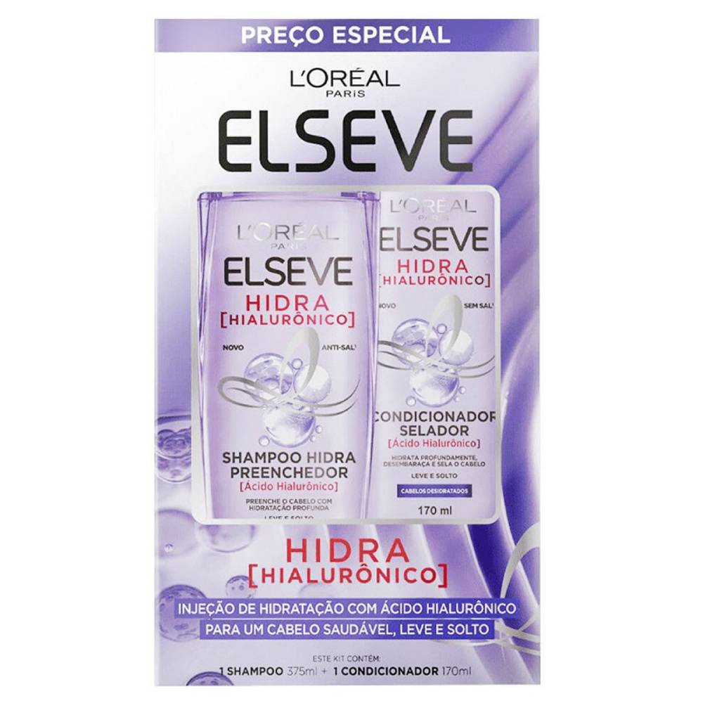 imagem de Kit Elseve Shampoo + Condicionador Hidra Hialurônico