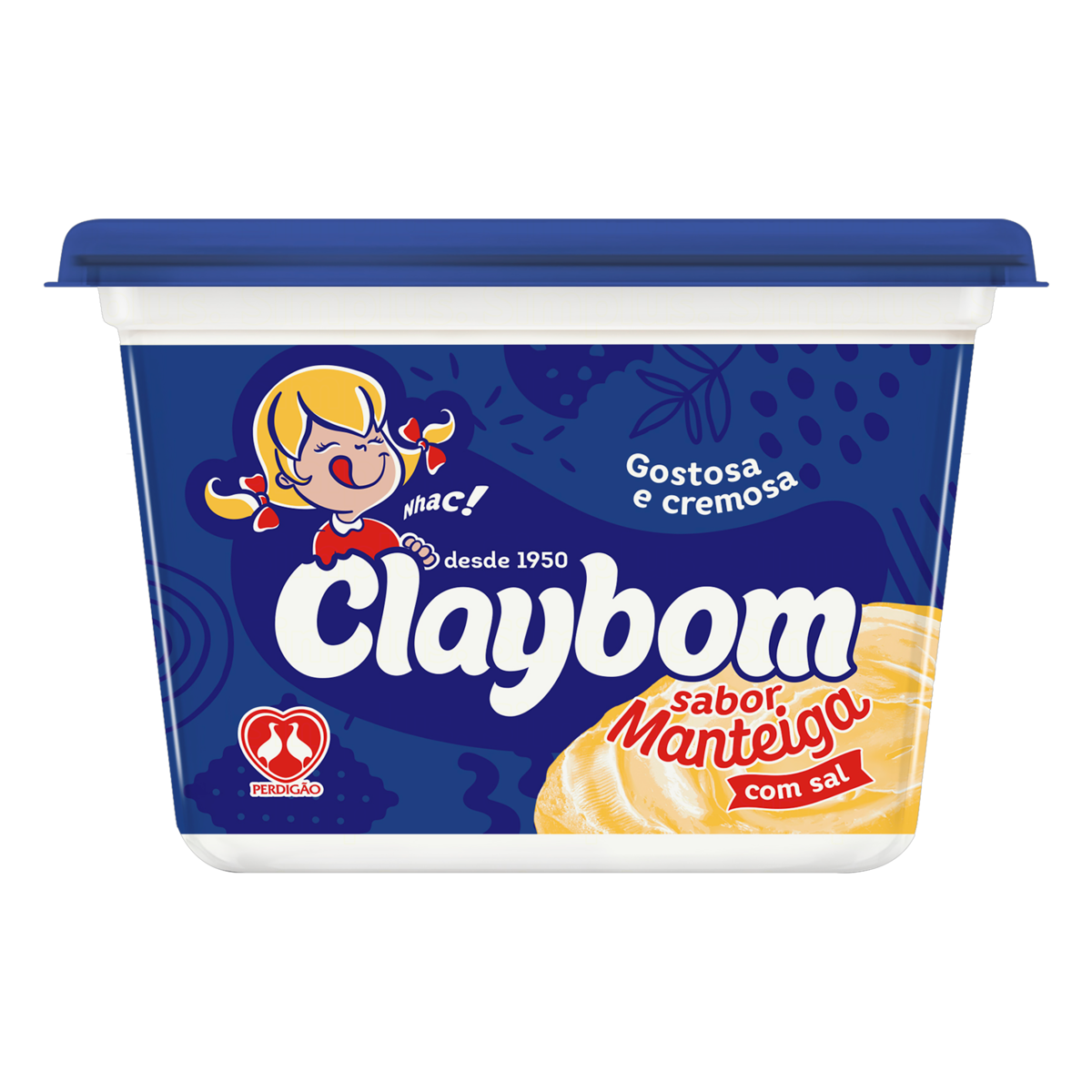 imagem de Margarina Claybom c/ sal Sabor Manteiga 500g.