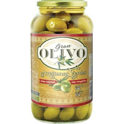 imagem de Azeitona Gran Olivo Verde c/ Caroço 500g