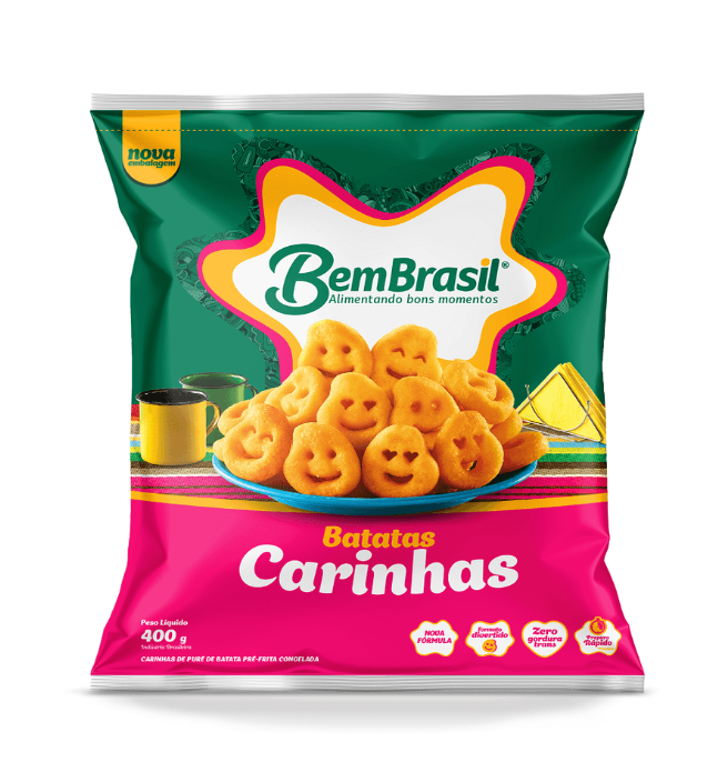 imagem de Batata Bem Brasil Carinhas 400g