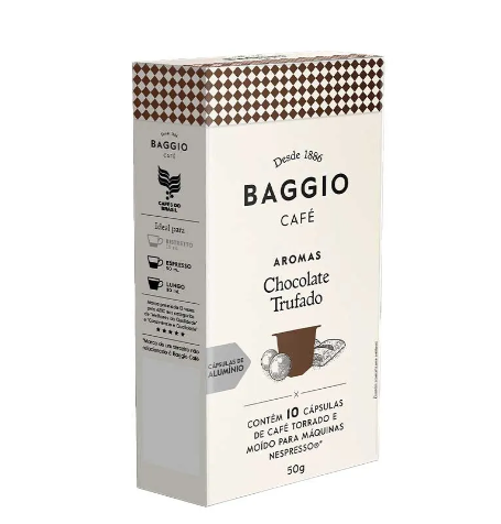 imagem de Capsula Baggio Chocolate Trufado Aromas 50g