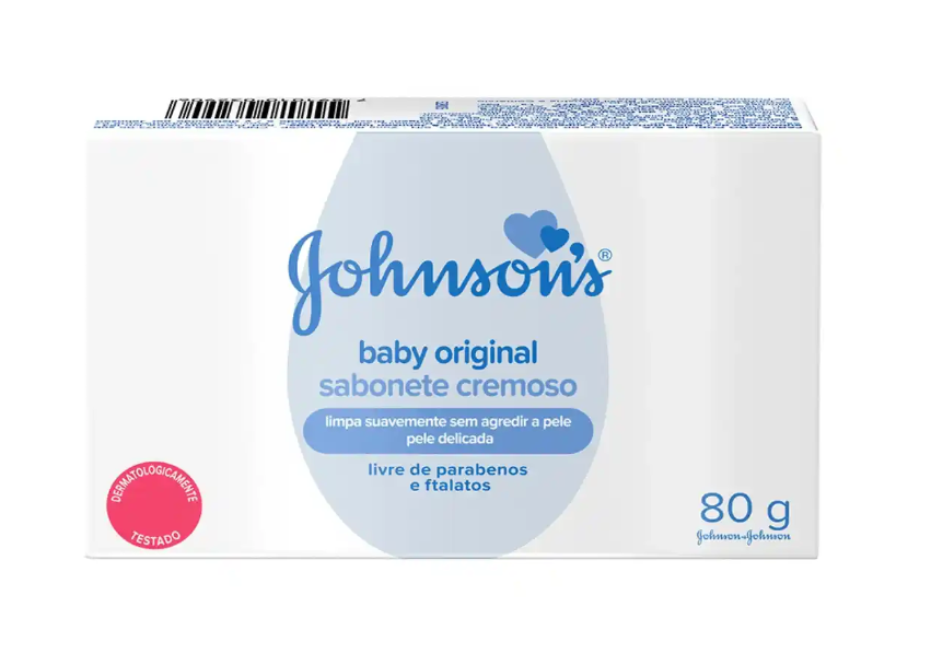 imagem de Sabonete Johnsons Baby Branco 80g