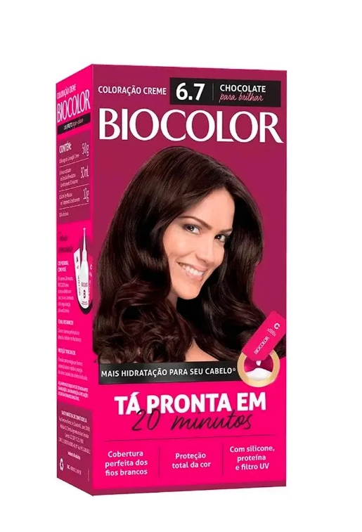 imagem de Tintura Biocolor 6.7 Marrom Natural