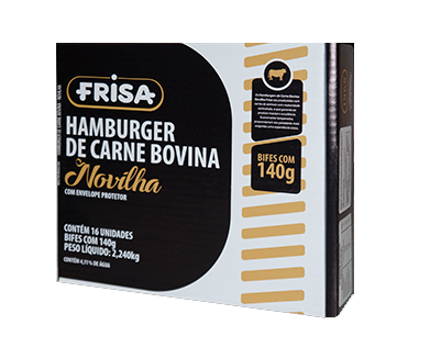 imagem de Hambúrguer Frisa Bovino Novilha 140g