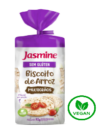 imagem de Biscoito Jasmine Arroz Multigrãos Sem Glúten 90g