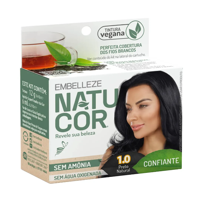 imagem de Tintura Natucor 1.0 Preto Natural