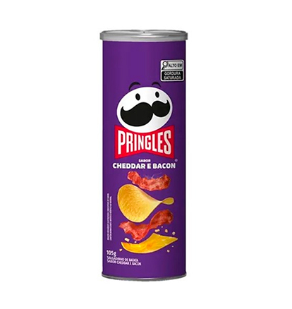 imagem de Salgado Pringles Cheddar e Bacon 105g