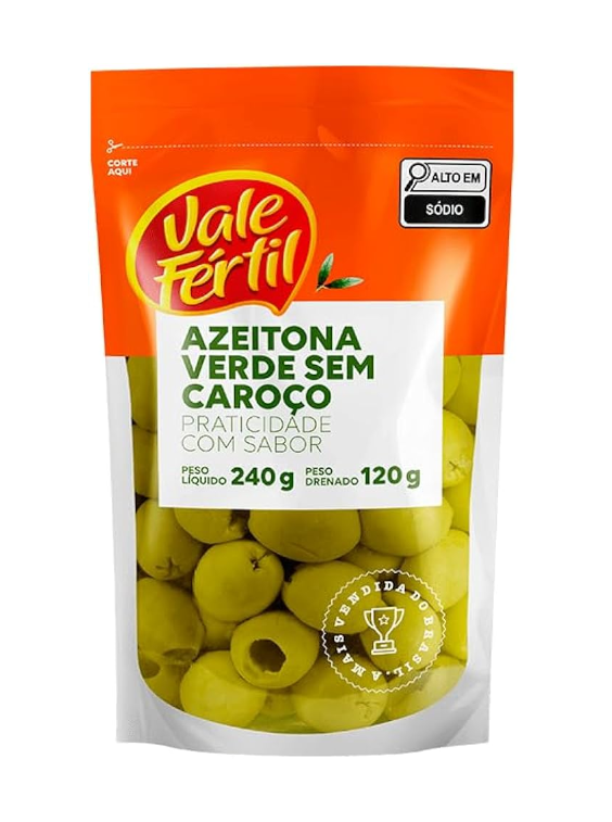 imagem de Azeitona Vale Fértil s/ Caroço 120g