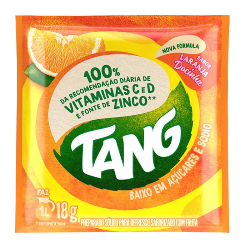 imagem de Refresco Tang Laranja Docinha 18g