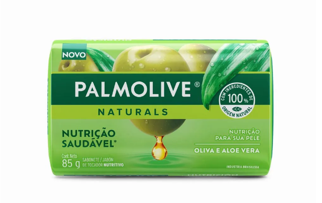 imagem de Sabonete Palmolive Hidratação Saudável Aloe e Olivia 85g