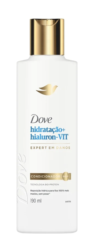 imagem de Condicionador Dove Hidratação + Hialuron-Vit 190ml