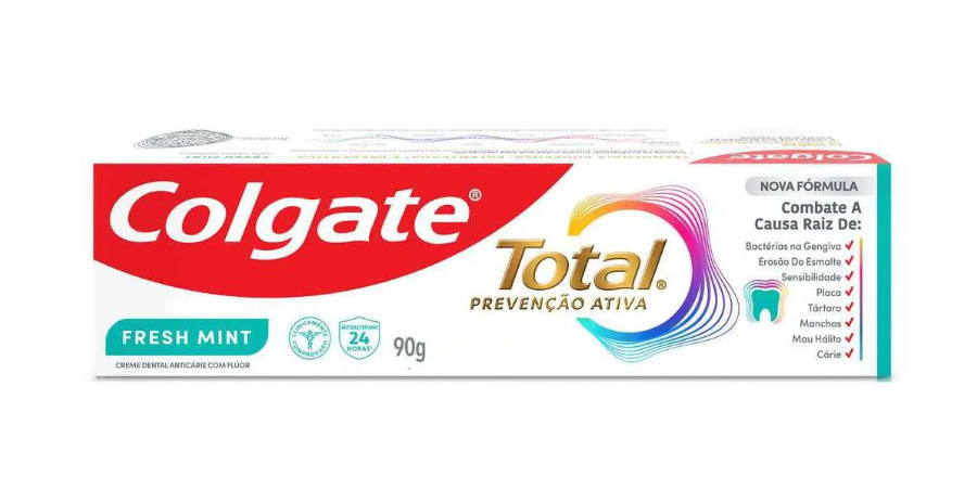 imagem de Creme Dental Colgate Total Fresh Mint 90g
