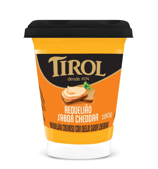 imagem de Requeijão Cremoso Tirol Cheddar 180g