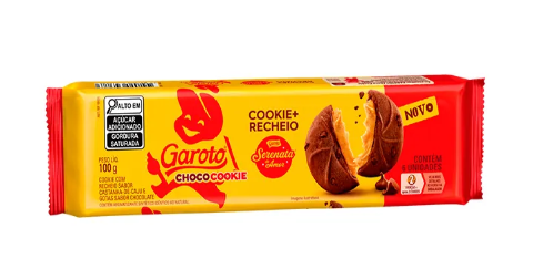 imagem de Biscoito Garoto Choco Cookies Serenata 100g