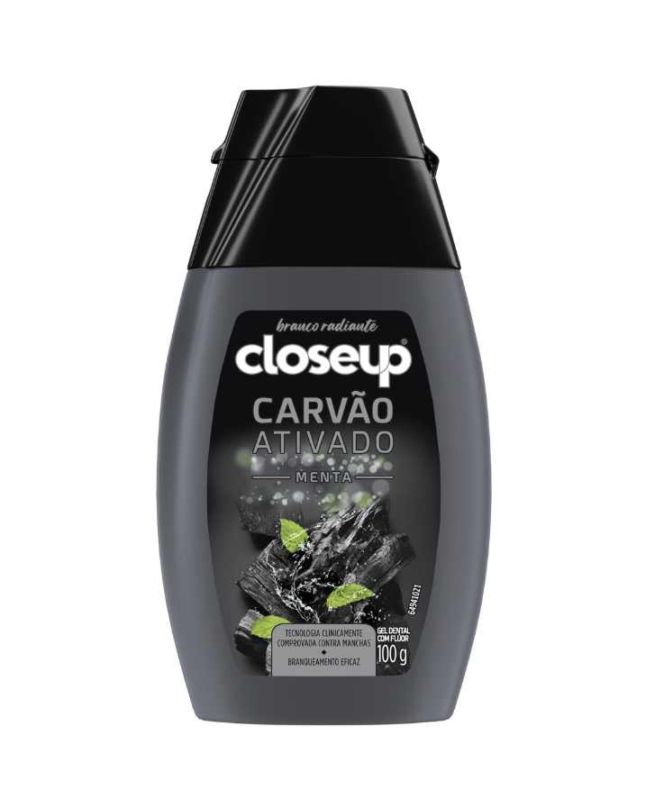 imagem de Creme Dental Close Up Carvão Ativado Menta 100g