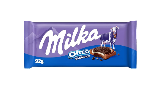 imagem de Chocolate Milka Oreo Sandwich 92g