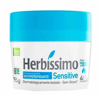 imagem de Desodorante Creme Herbissimo Sensitive 55g
