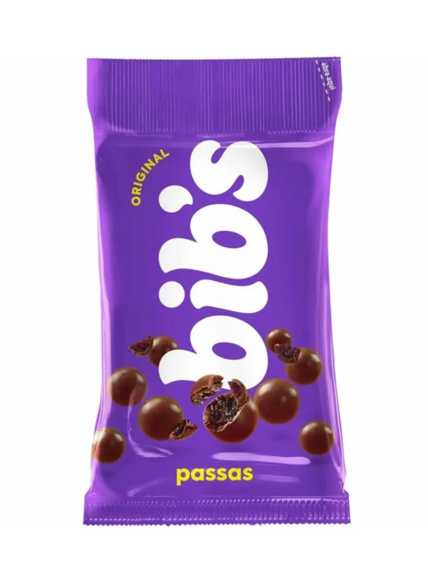 imagem de Chocolate Bib's Passas 40g