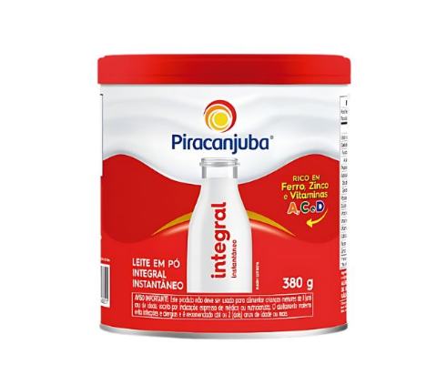 imagem de Leite em Pó Piracanjuba Integral Instantâneo 380g
